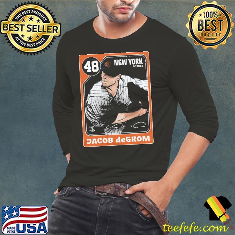 Best Jacob deGrom Card New york signature shirt