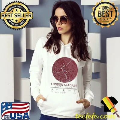 Best london Stadium West Map Shirt
