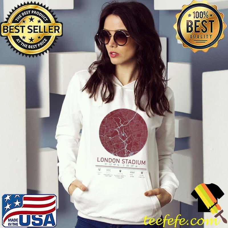 Best london Stadium West Map Shirt Best london Stadium West Map Shirt