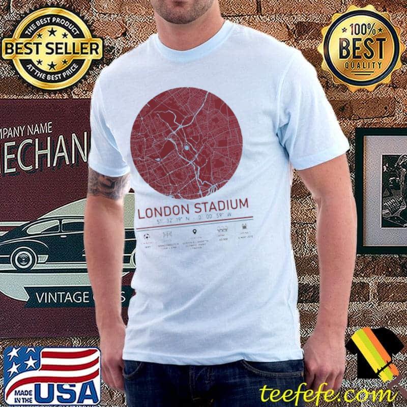 Best london Stadium West Map Shirt Unisex Best london Stadium West Map Shirt Unisex