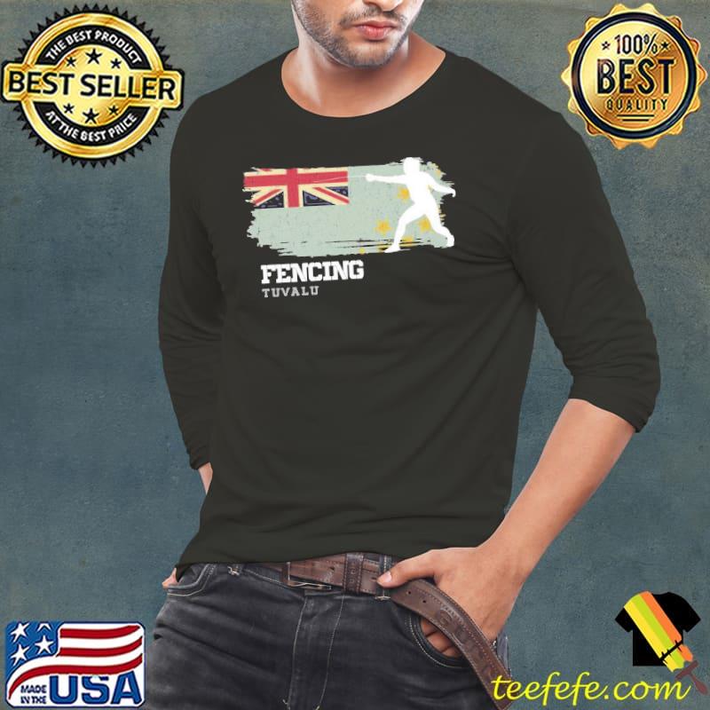 Best tuvalu Fencing Fencer Epee Sword Fencing Shirt