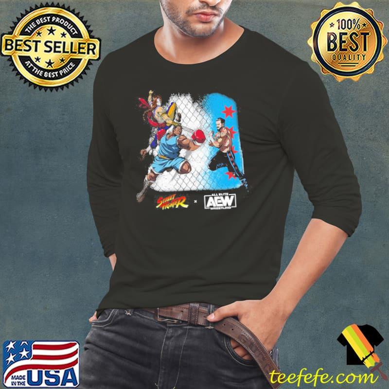 Best Vega vs balrog street fighter x aew new Long Sleeve Tee Best Vega vs balrog street fighter x aew new Long Sleeve Tee