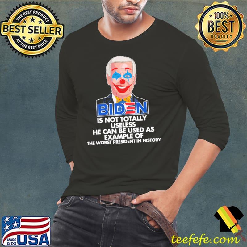 Biden Is Not Totally Useless Pennywise Shirt Biden Is Not Totally Useless Pennywise Shirt