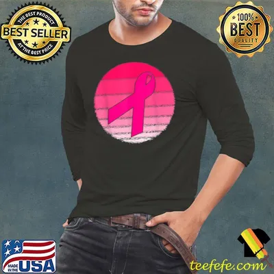 Breast Cancer Awareness Month Shirt For Women Men Ribbon T-Shirt