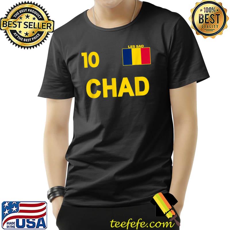 Chad National Football Team - Nr. 10 - Les Sao T-Shirt Unisex Chad National Football Team - Nr. 10 - Les Sao T-Shirt Unisex