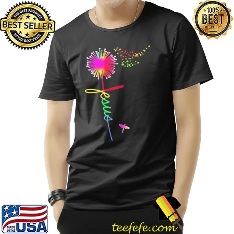Christian Jesus Colorful Dandelion s Unisex Christian Jesus Colorful Dandelion s Unisex