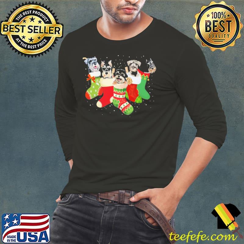 Christmas Gift For Schnauzer Christmas Shirt