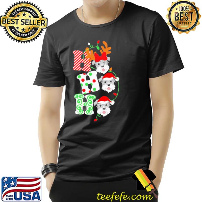 Christmas Gift For Schnauzer Hohoho Shirt Unisex Christmas Gift For Schnauzer Hohoho Shirt Unisex