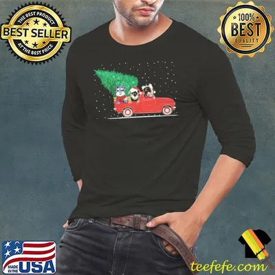 Christmas Gift For Schnauzer Tree Christmas Shirt