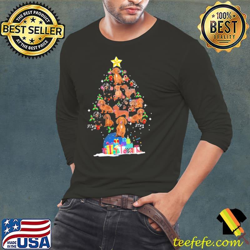 Christmas Tree For Dachshund Shirt Christmas Tree For Dachshund Shirt