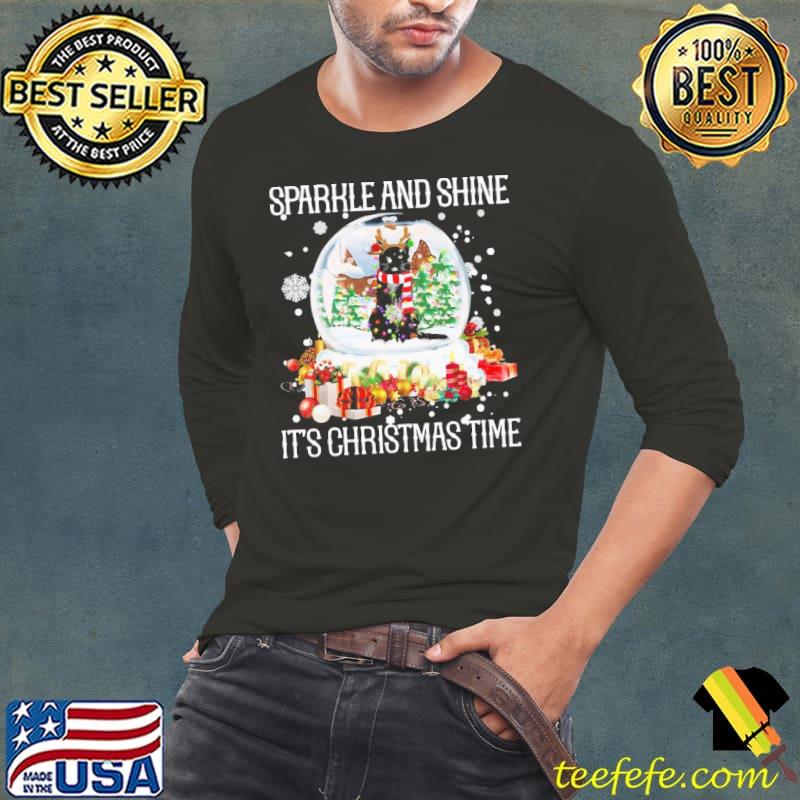 Cool Cat Sparkle And Shine It’s Christmas Time Shirt Long Sleeve Tee Cool Cat Sparkle And Shine It’s Christmas Time Shirt Long Sleeve Tee