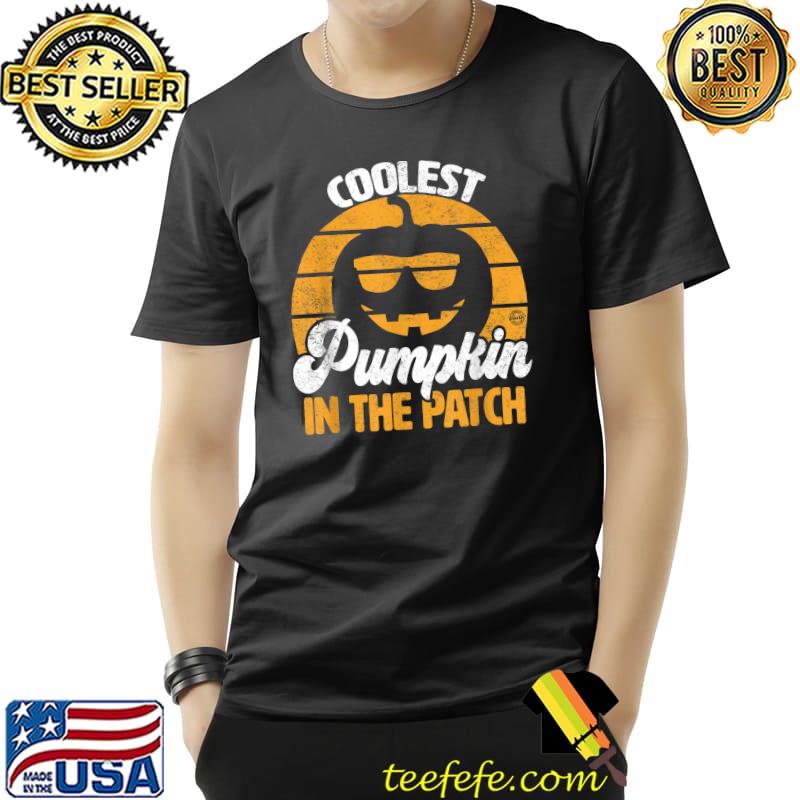 Coolest Pumpkin In The Patch Funny Halloween Kids Graphic T-Shirt Unisex Coolest Pumpkin In The Patch Funny Halloween Kids Graphic T-Shirt Unisex