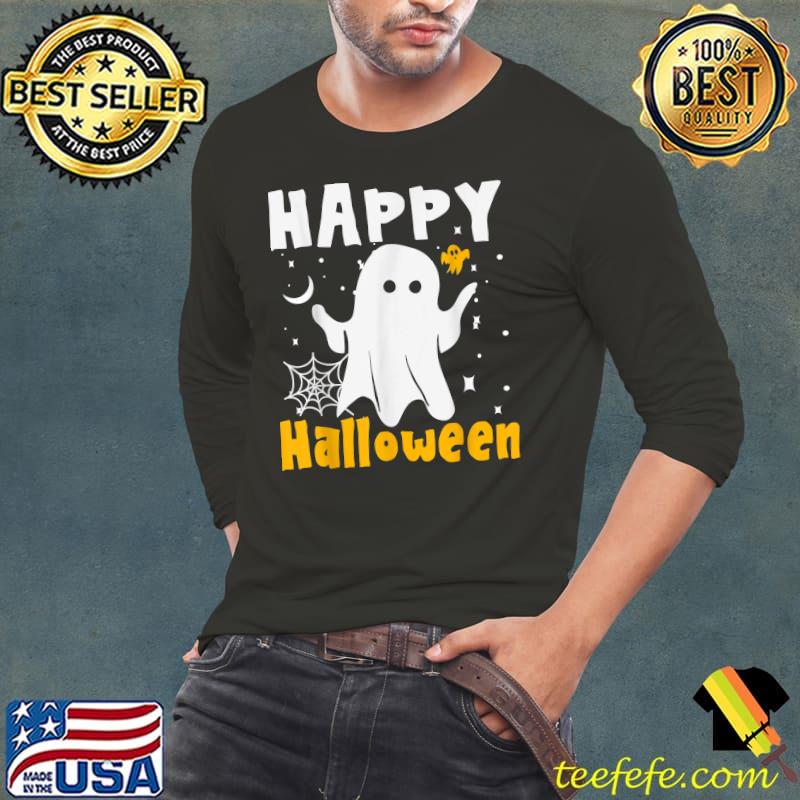 Cute Boo Happy Halloween Design T-Shirt