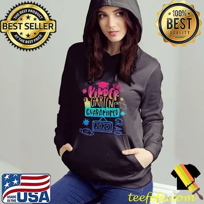 Cute Kinder Garten Grad Quarantined 2020 Shirt