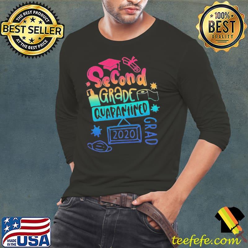 Cute Second Grade Grad Quarantined 2020 Shirt Long Sleeve Tee Cute Second Grade Grad Quarantined 2020 Shirt Long Sleeve Tee