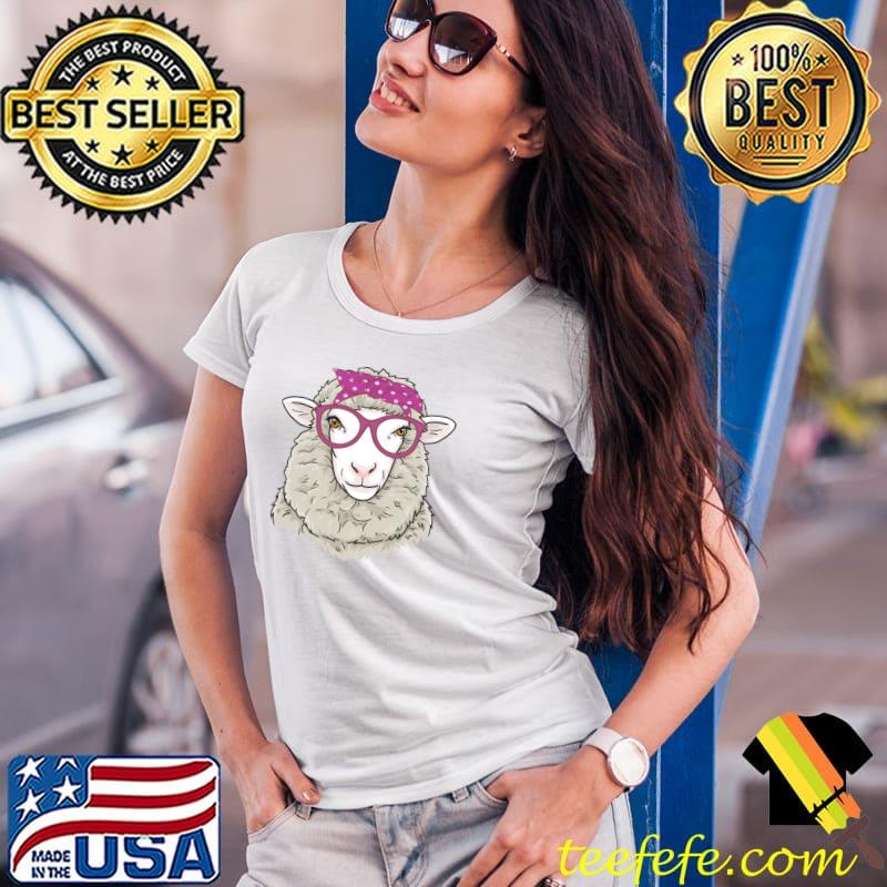 Cute Sheep Farmer Animal Farm T-s Ladies Tee Cute Sheep Farmer Animal Farm T-s Ladies Tee