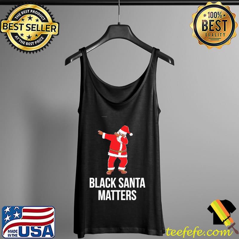 Dabbing African Black Santa Claus Christmas Shirt Tank Top Dabbing African Black Santa Claus Christmas Shirt Tank Top