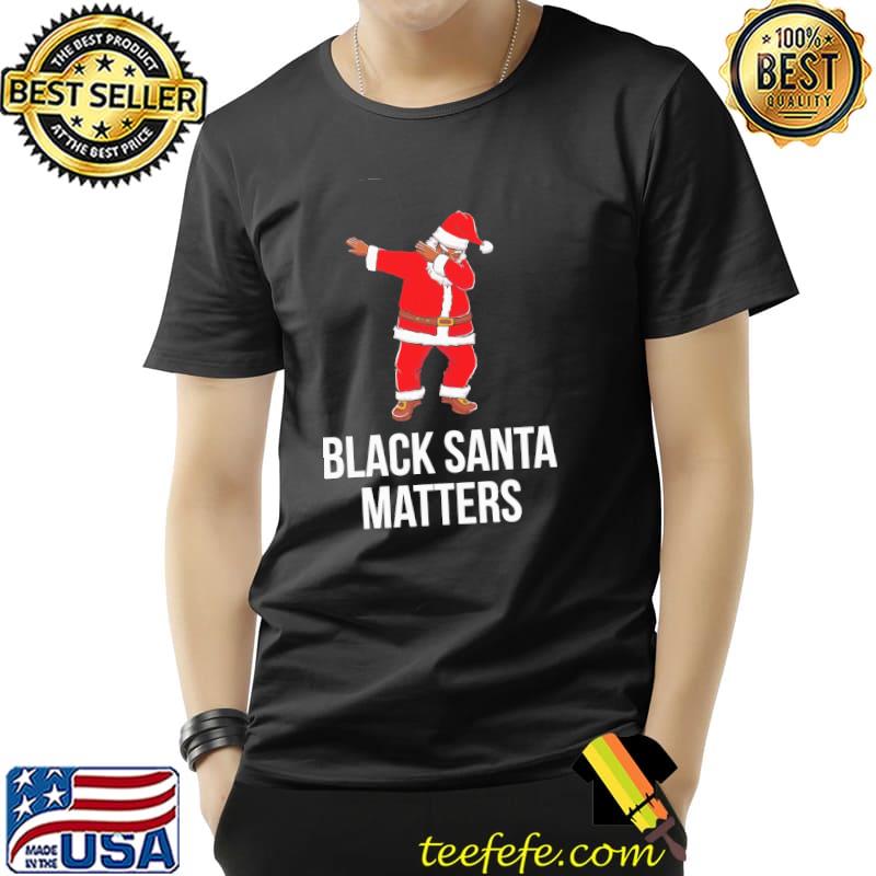 Dabbing African Black Santa Claus Christmas Shirt Unisex Dabbing African Black Santa Claus Christmas Shirt Unisex