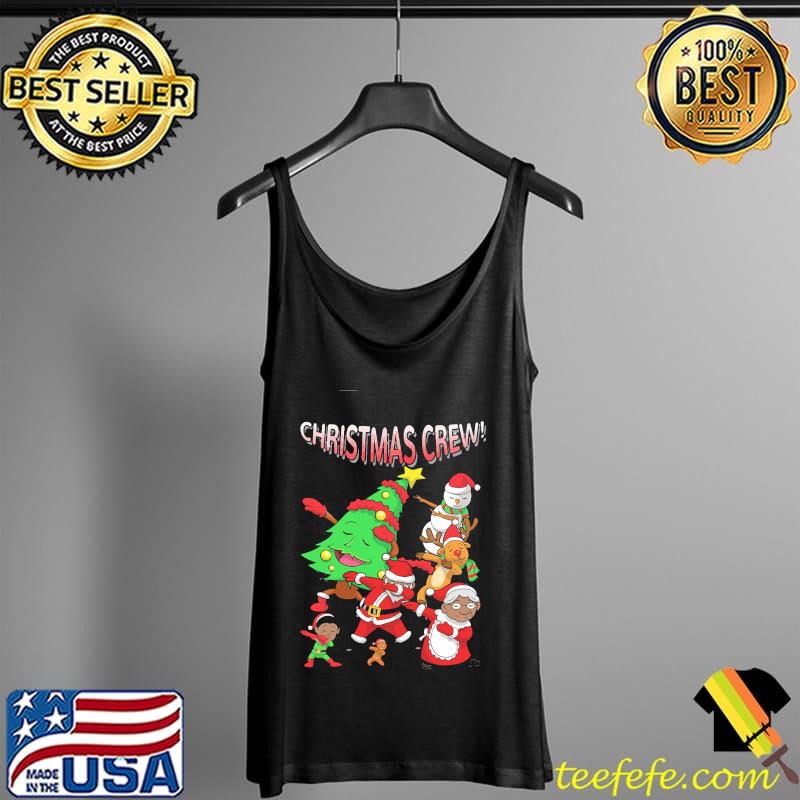 Dabbing Black Santa Claus Christmas Crew Shirt Tank Top Dabbing Black Santa Claus Christmas Crew Shirt Tank Top