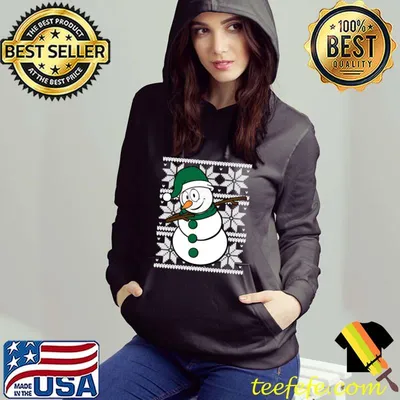 Dabbing Snowman Christmas Gift Funny Matching Family T-shirt