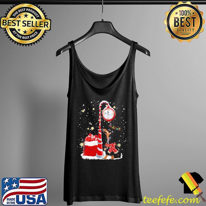 Dachshund Waitting For Magical Christmas Shirt Tank Top Dachshund Waitting For Magical Christmas Shirt Tank Top