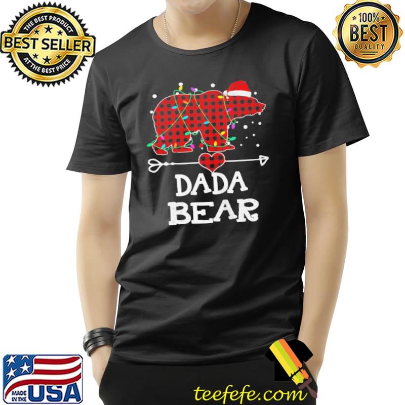 Dada bear red buffalo plaid dada bear pajama Unisex Dada bear red buffalo plaid dada bear pajama Unisex