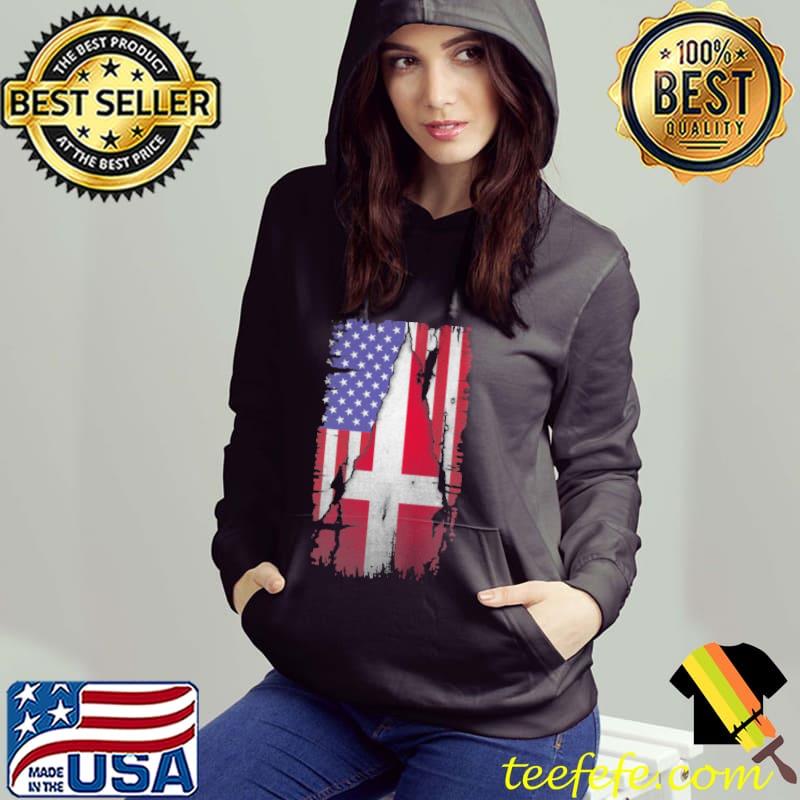 Danish american flag shirt Danish american flag shirt