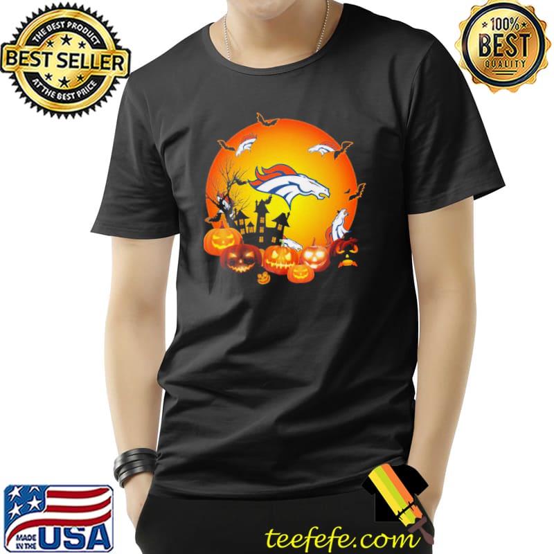 Denver Broncos Football Pumpkin Halloween Shirt Unisex Denver Broncos Football Pumpkin Halloween Shirt Unisex