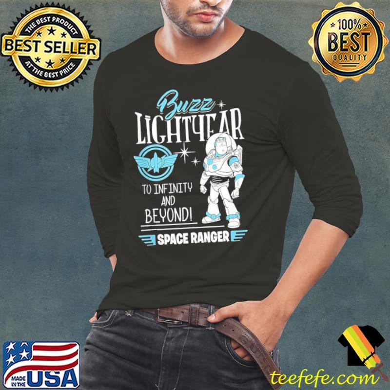 Disney Buzz Lightyear To Infinity And Beyond Space Ranger Shirt Long Sleeve Tee Disney Buzz Lightyear To Infinity And Beyond Space Ranger Shirt Long Sleeve Tee