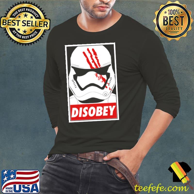 Disobey Star War Shirt Long Sleeve Tee Disobey Star War Shirt Long Sleeve Tee