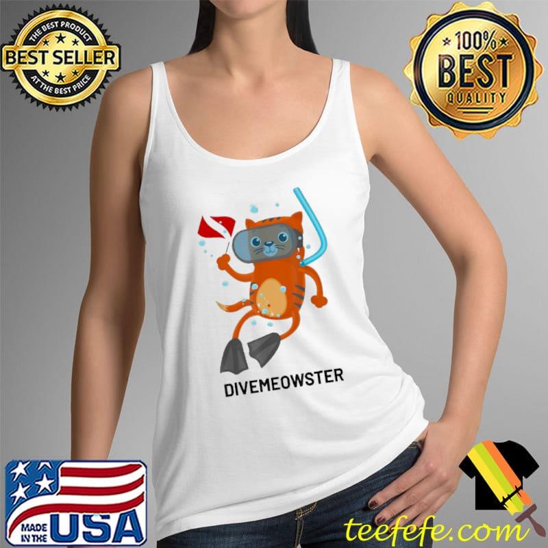 Dive Meowster Scuba Diving Shirt Tank Top Dive Meowster Scuba Diving Shirt Tank Top