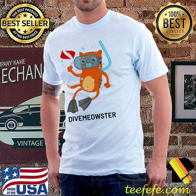 Dive Meowster Scuba Diving Shirt Unisex Dive Meowster Scuba Diving Shirt Unisex