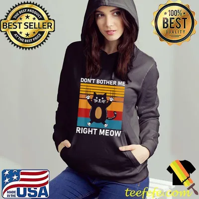 Don’t Bother Me Right Meow, cat Essential Shirt