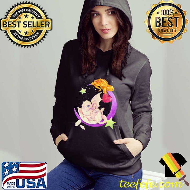 Dragon Beauty On The Moon Shirt Hoodie Dragon Beauty On The Moon Shirt Hoodie