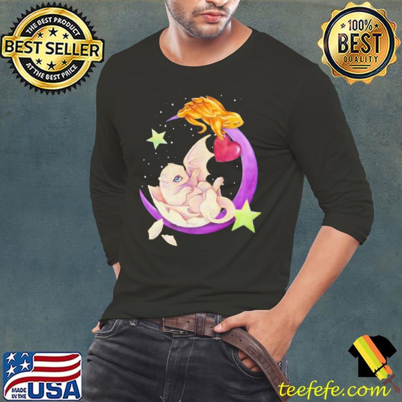 Dragon Beauty On The Moon Shirt Dragon Beauty On The Moon Shirt