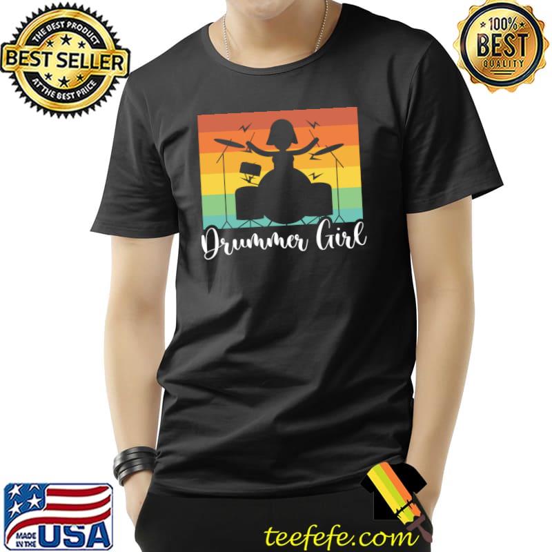 Drummer Girl Who Plays Percussion In A Band Drummer T-s Unisex Drummer Girl Who Plays Percussion In A Band Drummer T-s Unisex