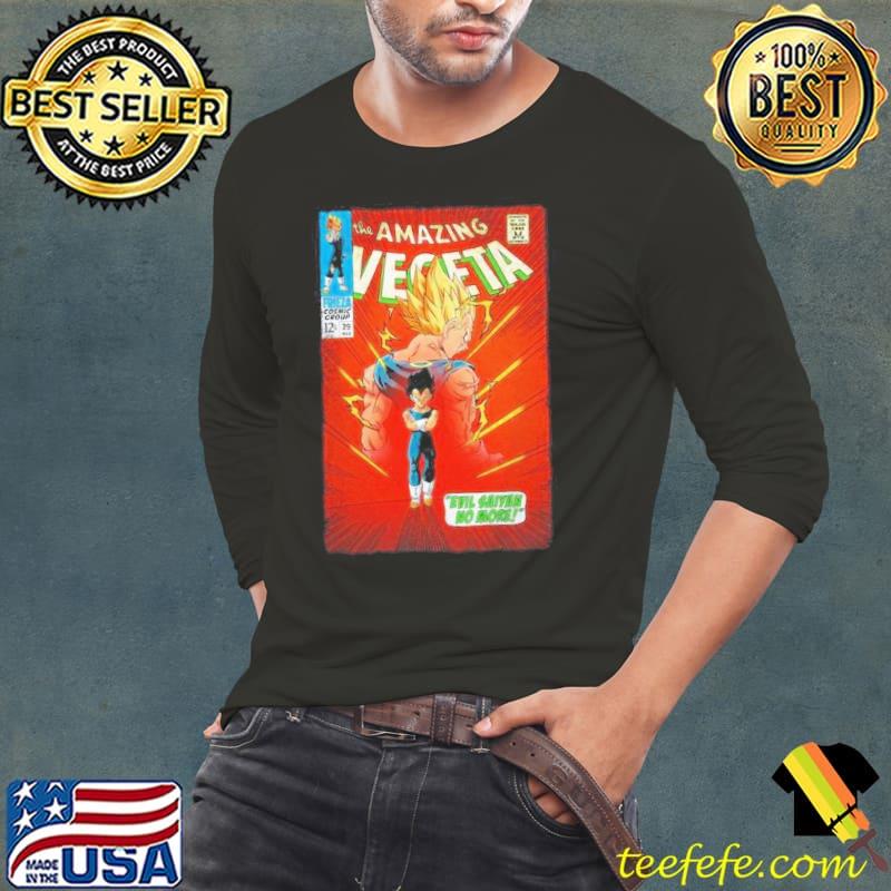 Evil Saiyan No More The Amazing Shirt Long Sleeve Tee Evil Saiyan No More The Amazing Shirt Long Sleeve Tee