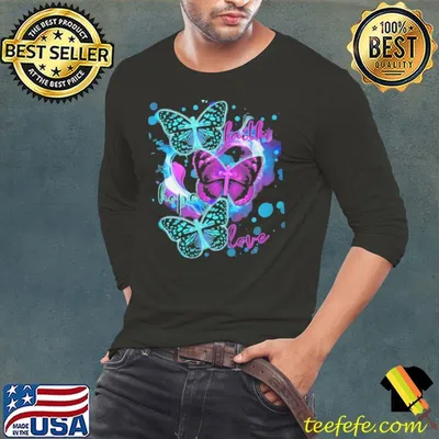 Faith Hope Love Cross Butterfly Shirt