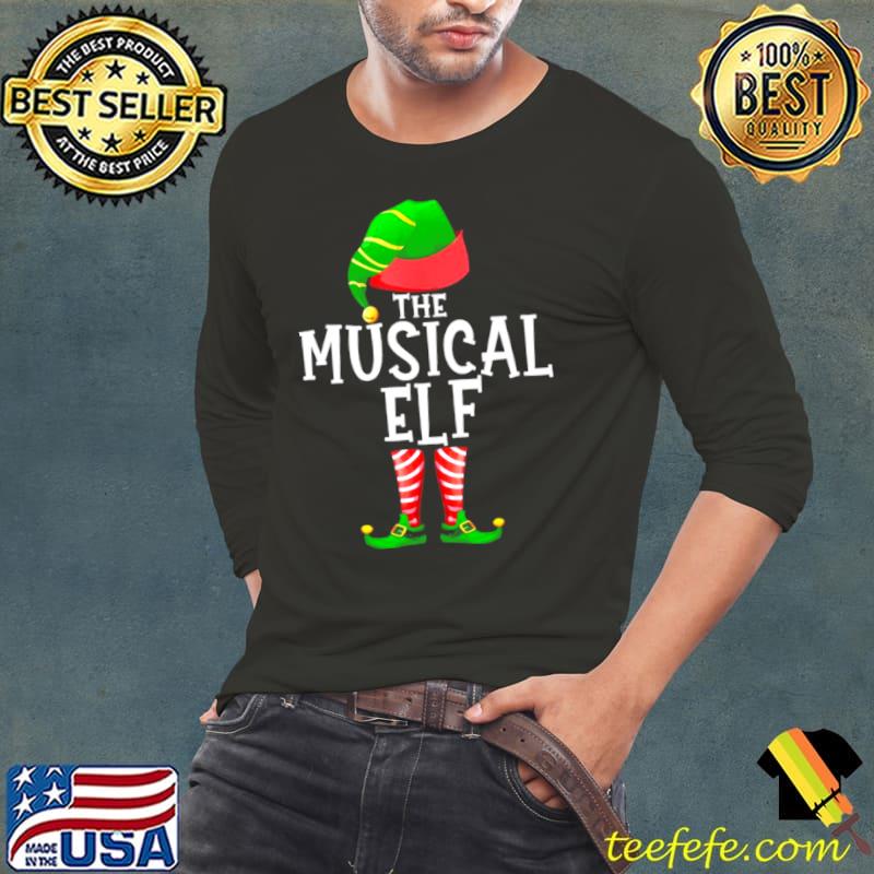 Family Watching the musical Elf Christmas Long Sleeve Tee Family Watching the musical Elf Christmas Long Sleeve Tee