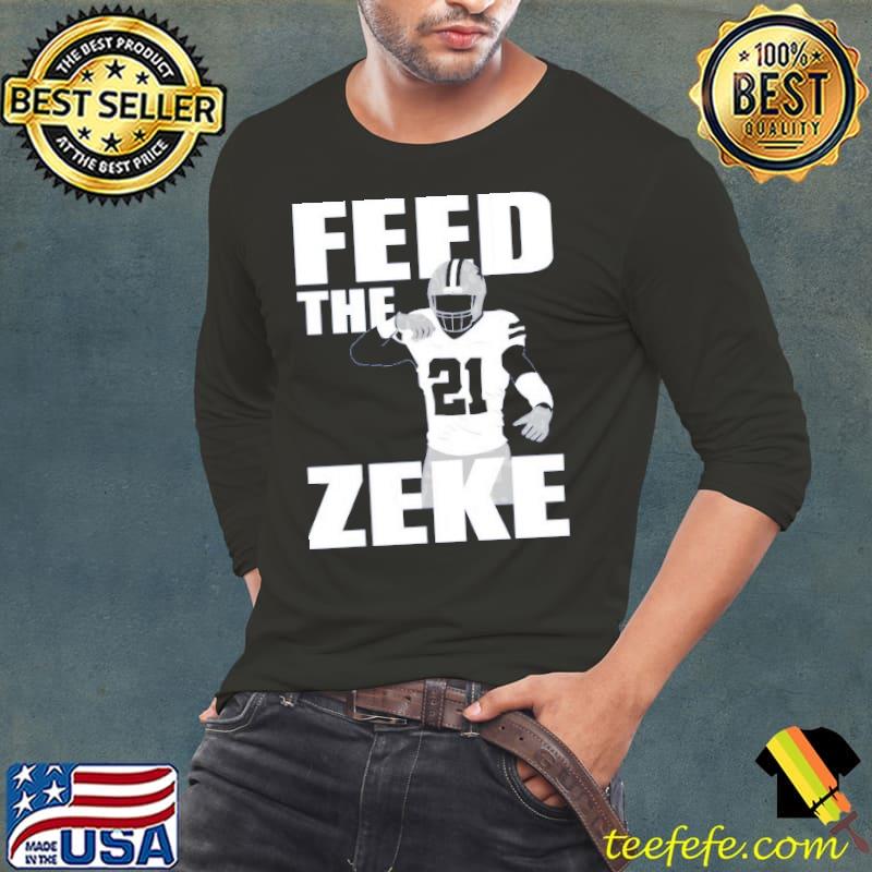 Feed The Zeke Ezekiel Elliott Dallas Cowboys Shirt - High-Quality