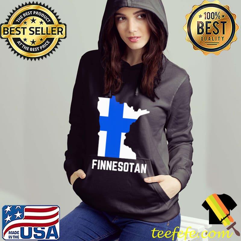 Finnesotan FLag Map Shirt Finnesotan FLag Map Shirt