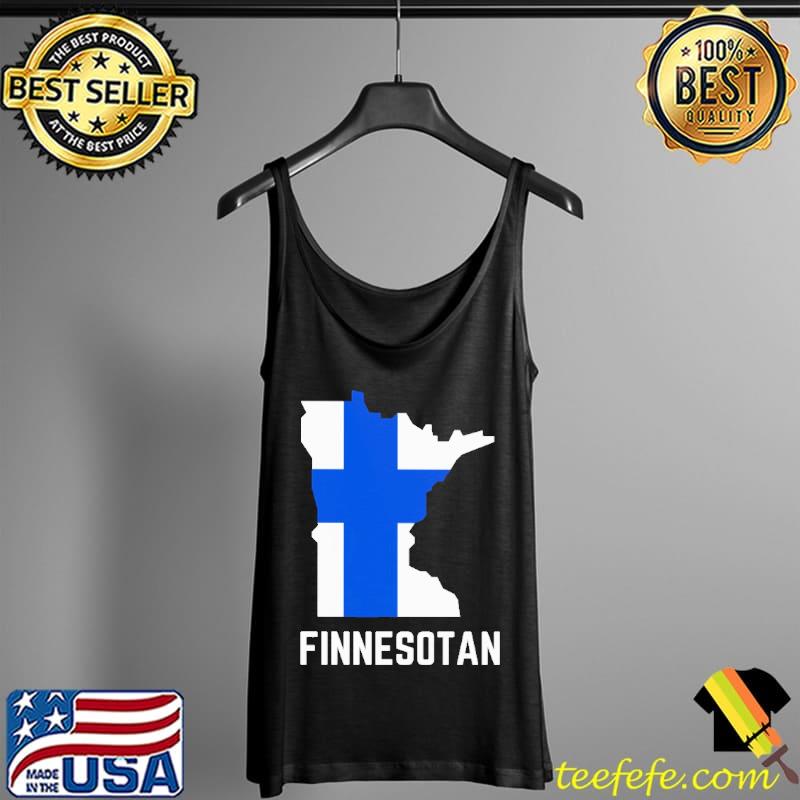 Finnesotan FLag Map Shirt Tank Top Finnesotan FLag Map Shirt Tank Top