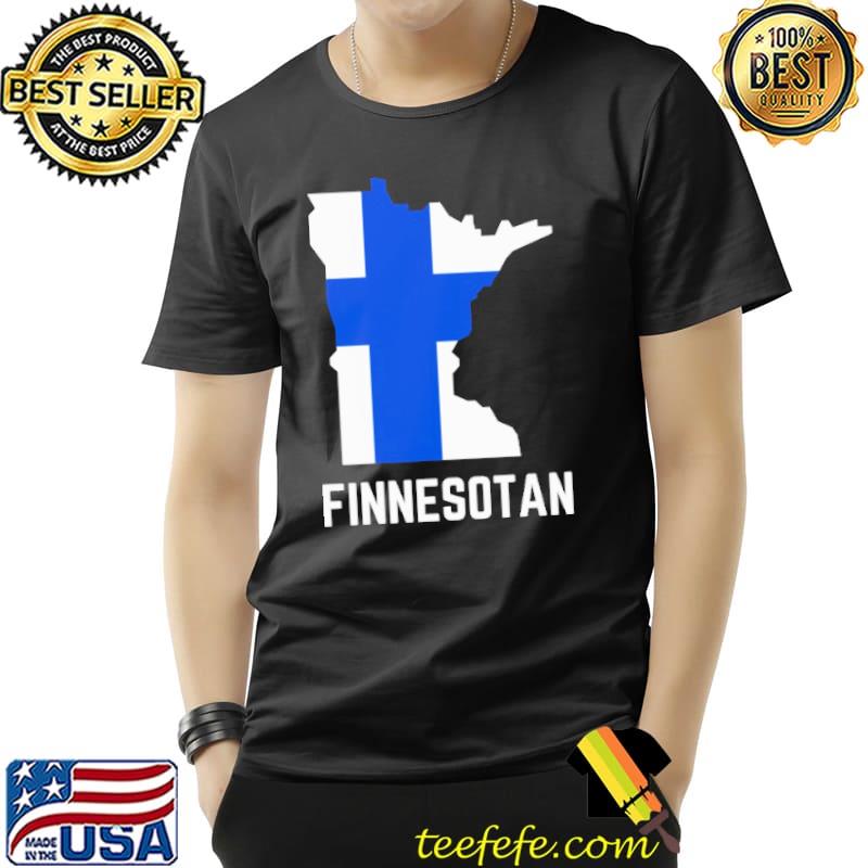 Finnesotan FLag Map Shirt Unisex Finnesotan FLag Map Shirt Unisex