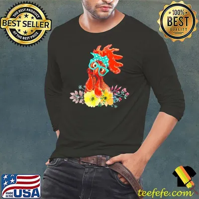 Flowers Chicken Shirt