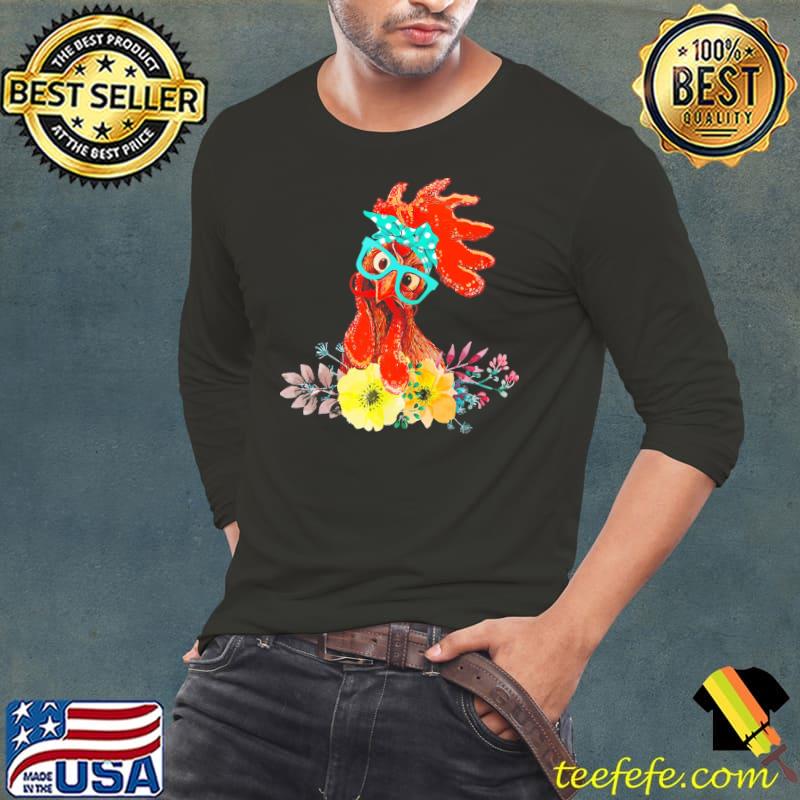 Flowers Chicken Shirt Flowers Chicken Shirt