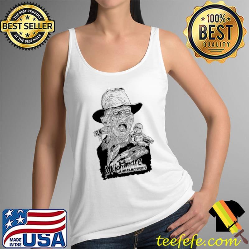 Freddy Krueger Nightmare on Elm Street Shirt Tank Top Freddy Krueger Nightmare on Elm Street Shirt Tank Top
