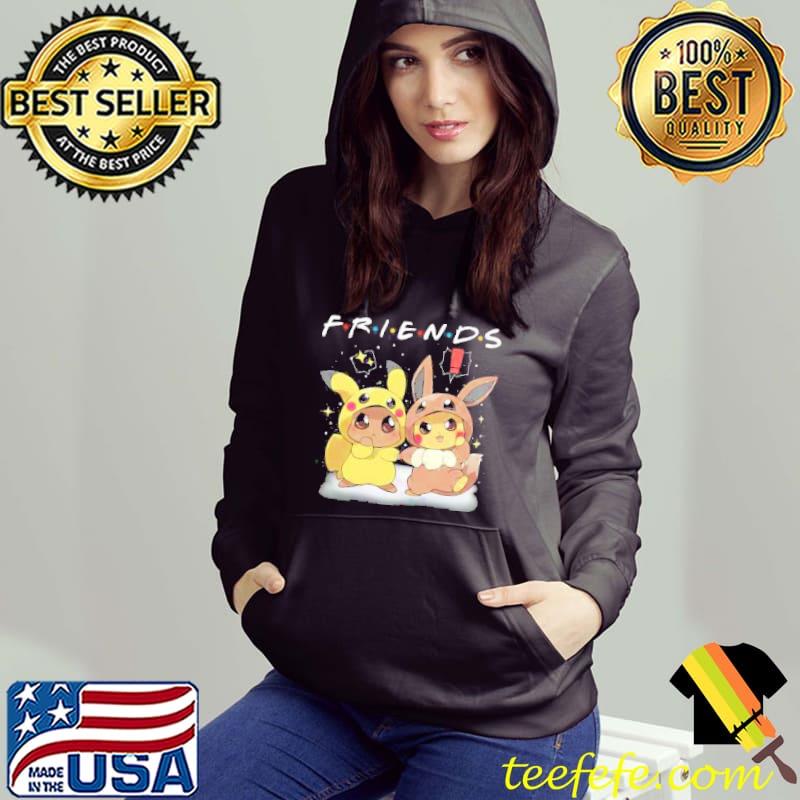 Friends Pikachu x Eevee s Hoodie Friends Pikachu x Eevee s Hoodie