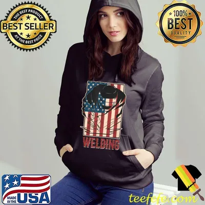 Funny American Flag Welding Novelty Welder Designs T Shirt