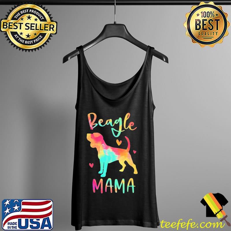 Funny beagle Mama Colorful s Tank Top Funny beagle Mama Colorful s Tank Top