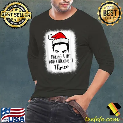 Funny Bleached Making a list and checking it thrice T-Shirt